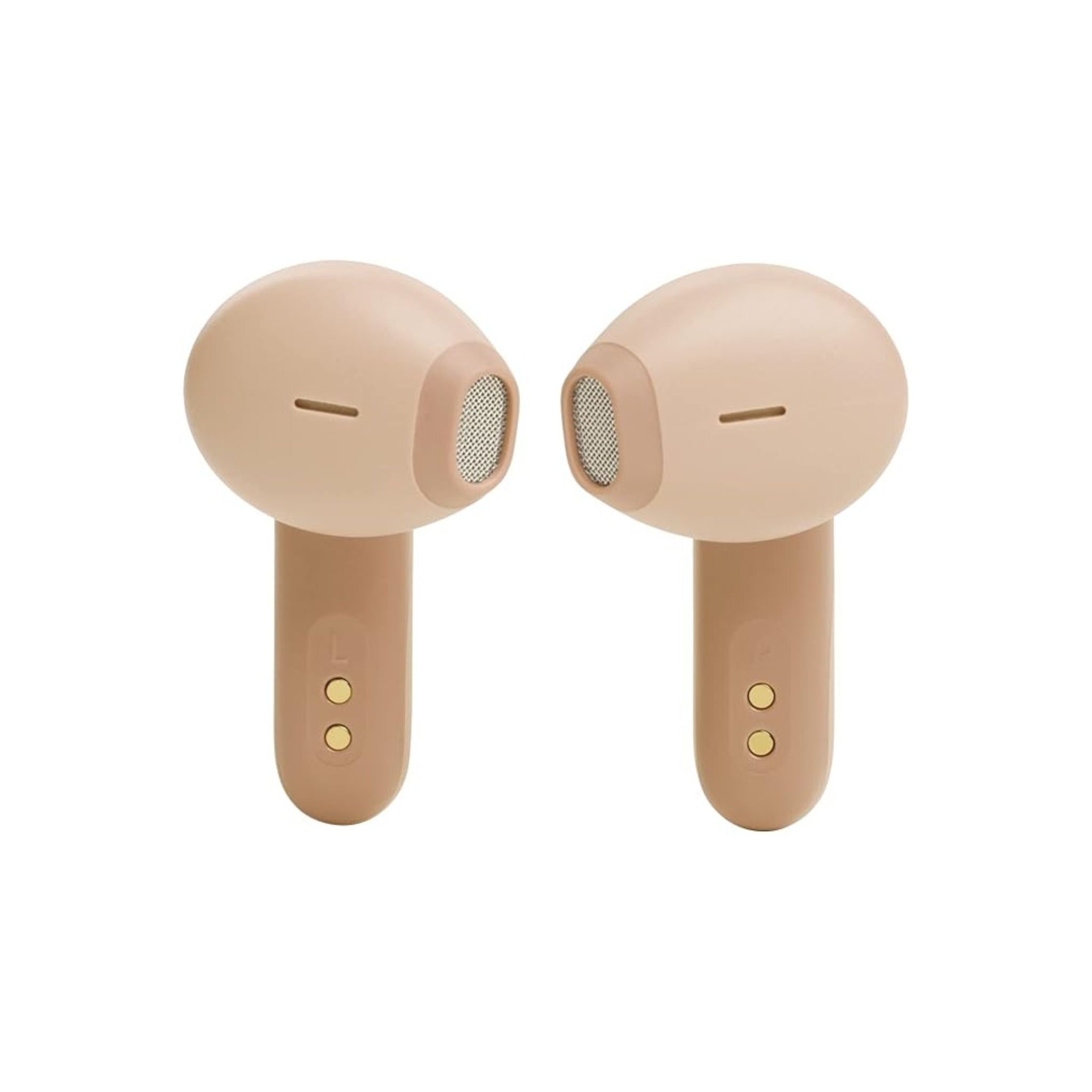 JBL Wave Flex True Wireless Earbuds, Deep Base Sound, Comfortable Fit, 32H Battery, Smart Ambient + Talkthru, Hands-Free Call, VoiceAware, Water and Dust Resistant - Beige