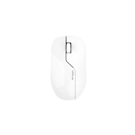 Green Lion G730 Wireless Mouse, ABS Material, 400mAh Battery Capacity, 3 Key Number, 1200 DPI Resolution, Compatible with Windows XP, Vista, 7, 8, 10, Mac, 30 cm Rechargeable Cable Length - White