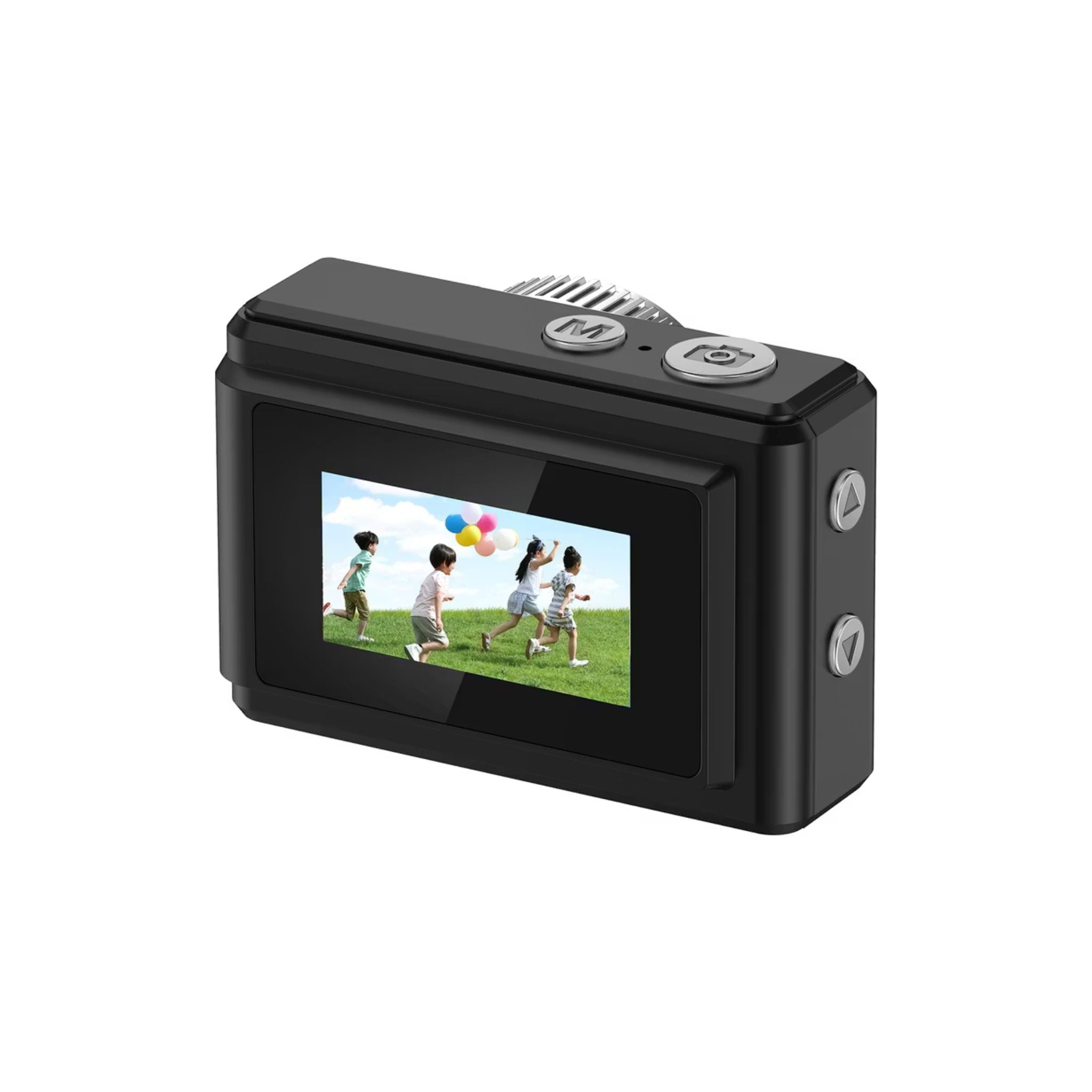 Porodo Lifestyle Snap & Go Mini Digital Camera 2MP / Full HD Camera Video Resolution / Portable Camera with Lightweight / 6 Color Filters / Instant Webcam Function / AVI and JPG Format - Black