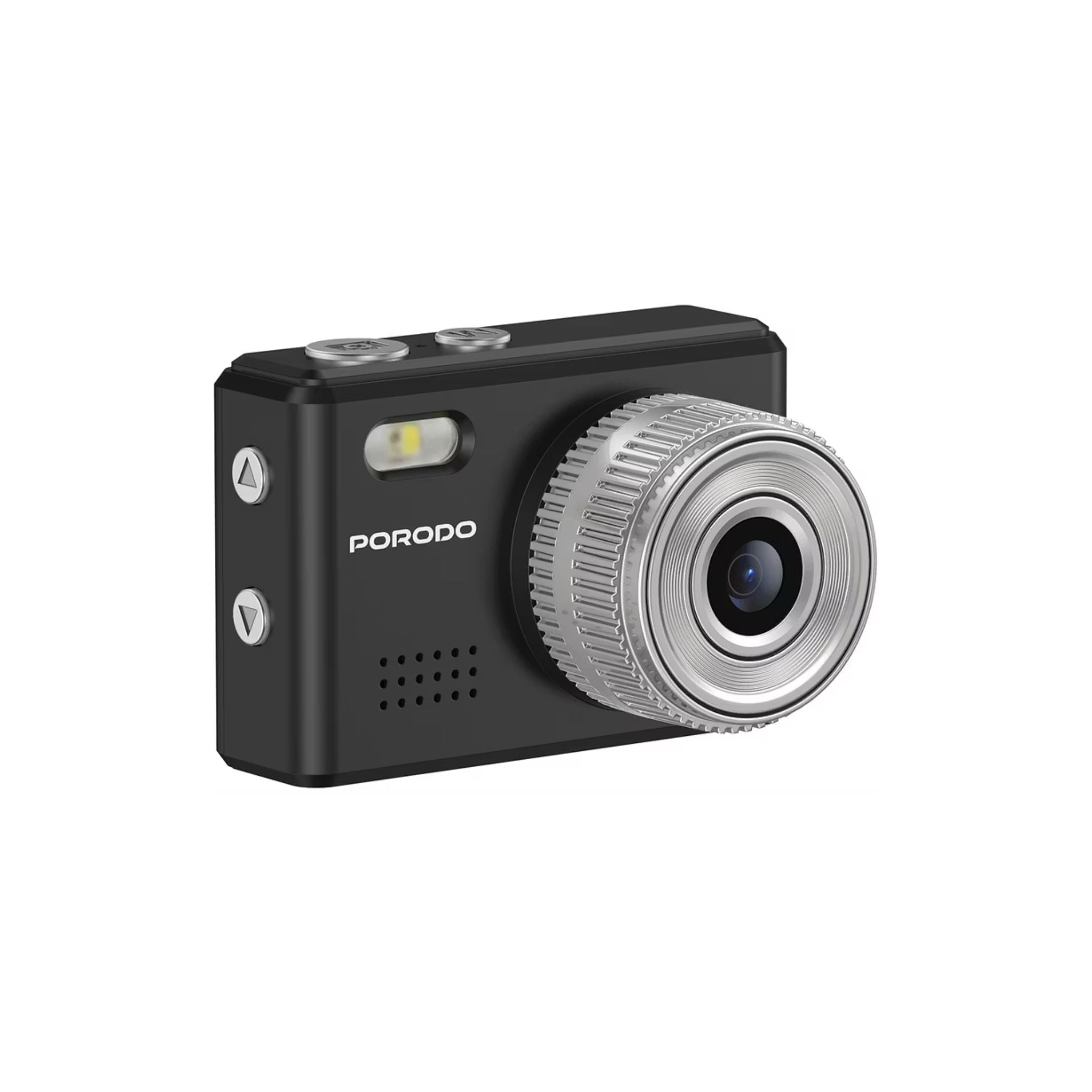 Porodo Lifestyle Snap & Go Mini Digital Camera 2MP / Full HD Camera Video Resolution / Portable Camera with Lightweight / 6 Color Filters / Instant Webcam Function / AVI and JPG Format - Black