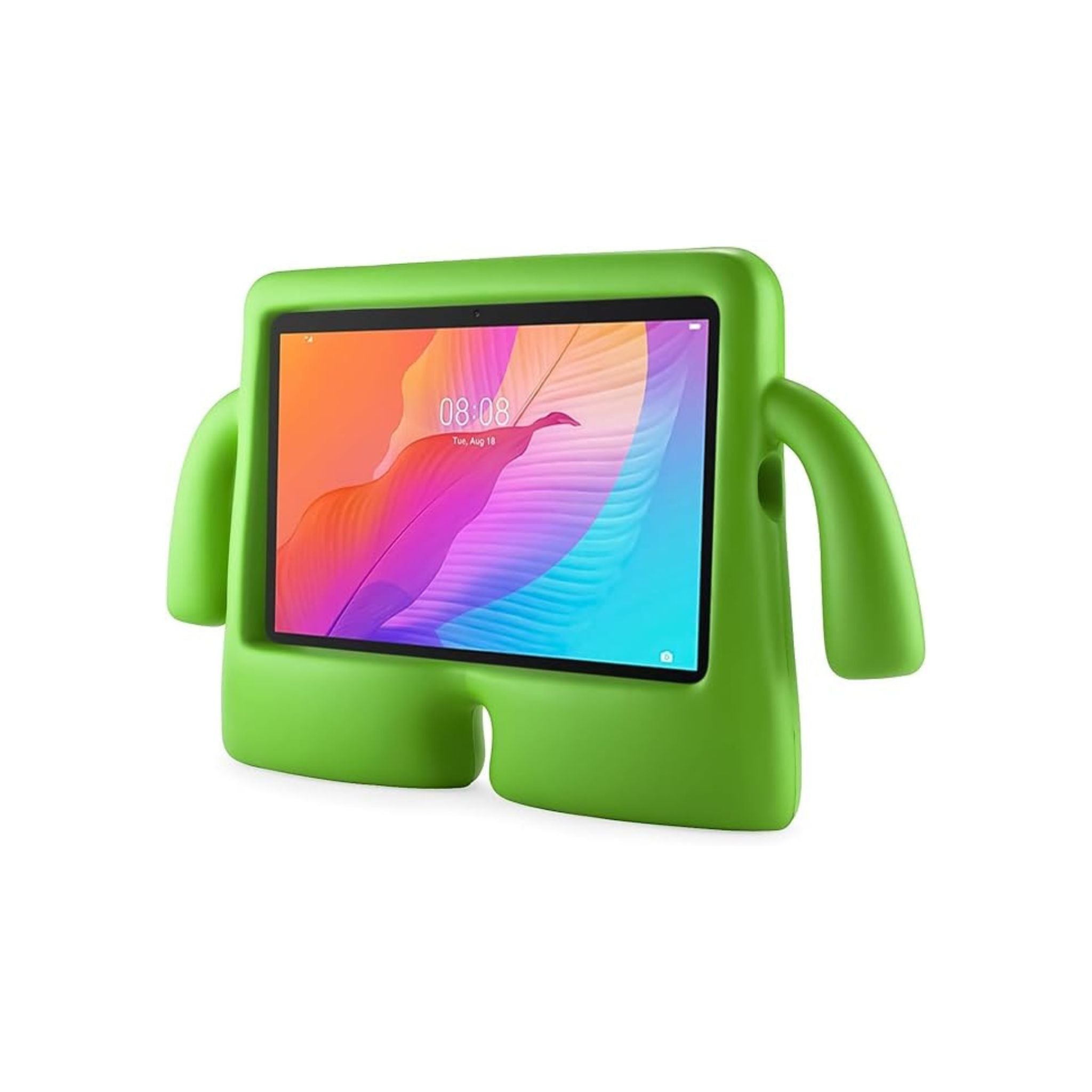 Kids Case Compatible with iPad 6th/5th Generation (9.7 Inch, 2018/2017 Model), iPad Air 2 & 1, iPad Pro 9.7 Inch 2016 Case, Rugged Shockproof Case for Boys Girls -Green