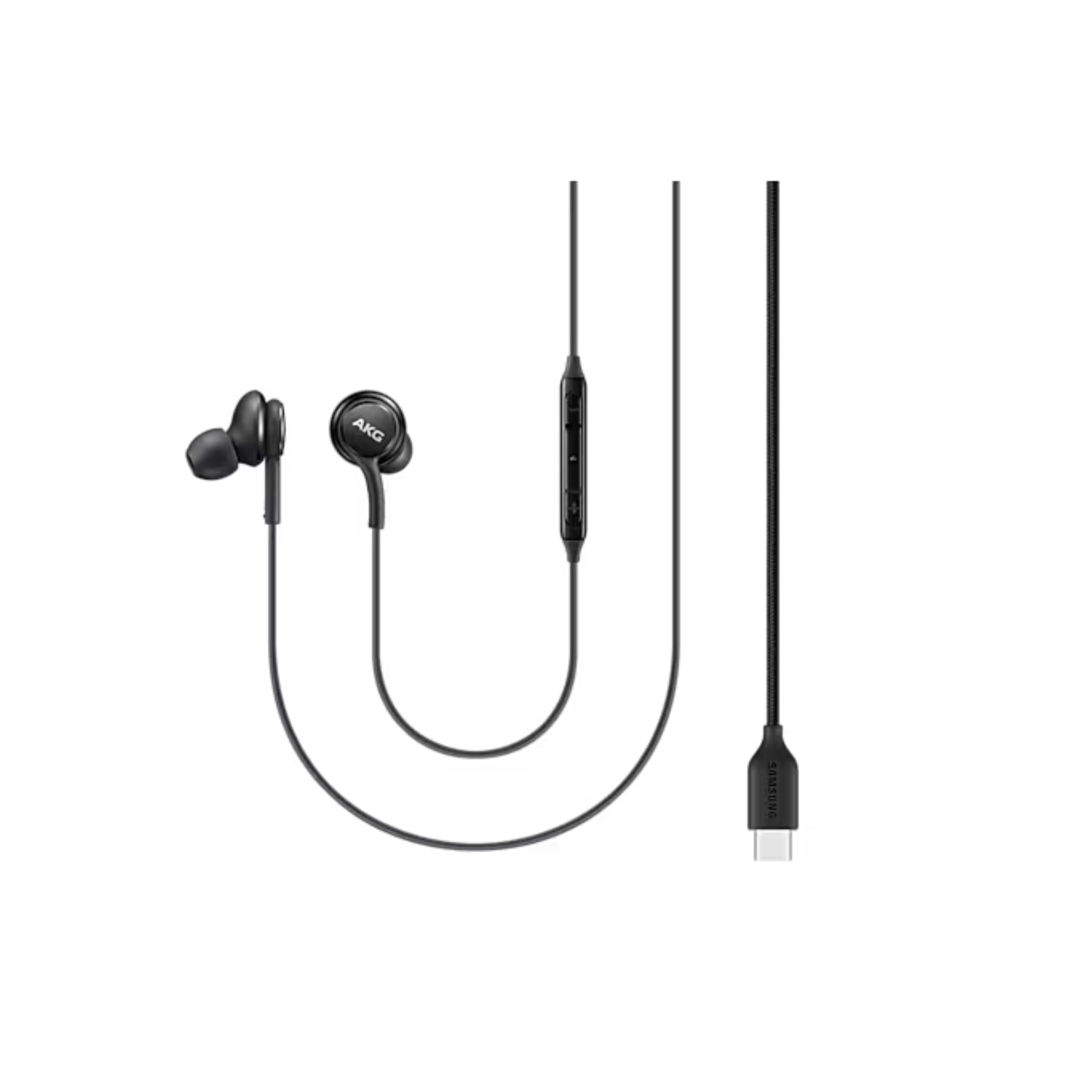 SAMSUNG Earphones USB Type-C, Sound by AKG, In-ear Headset Black, Wired