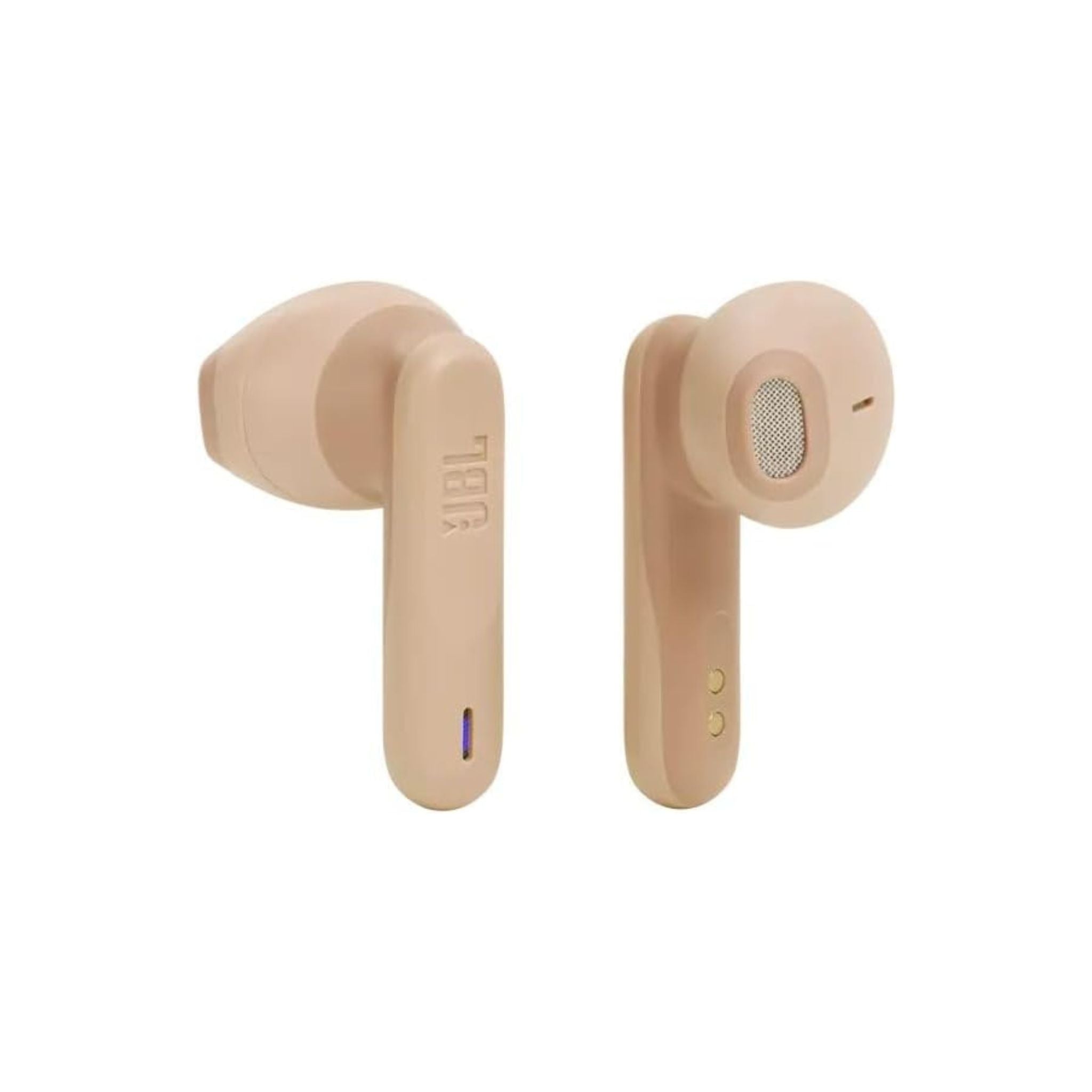 JBL Wave Flex True Wireless Earbuds, Deep Base Sound, Comfortable Fit, 32H Battery, Smart Ambient + Talkthru, Hands-Free Call, VoiceAware, Water and Dust Resistant - Beige