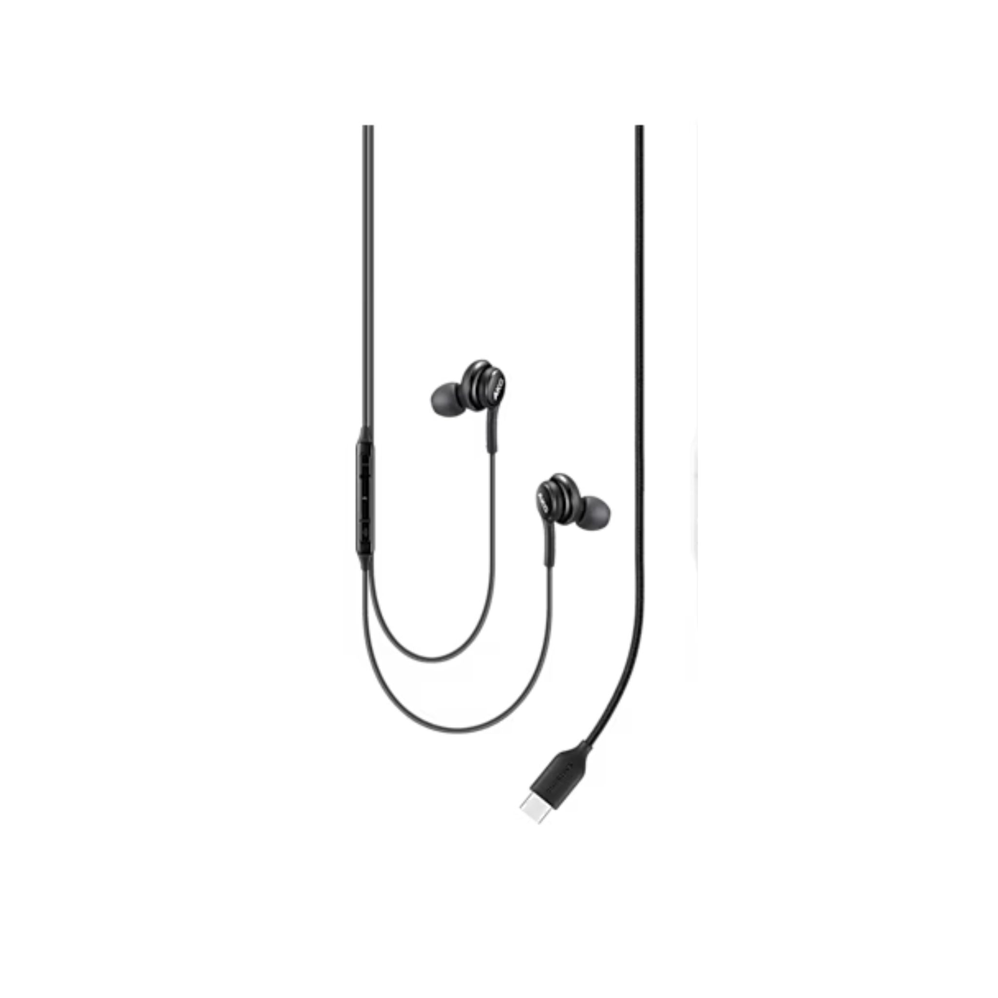 SAMSUNG Earphones USB Type-C, Sound by AKG, In-ear Headset Black, Wired