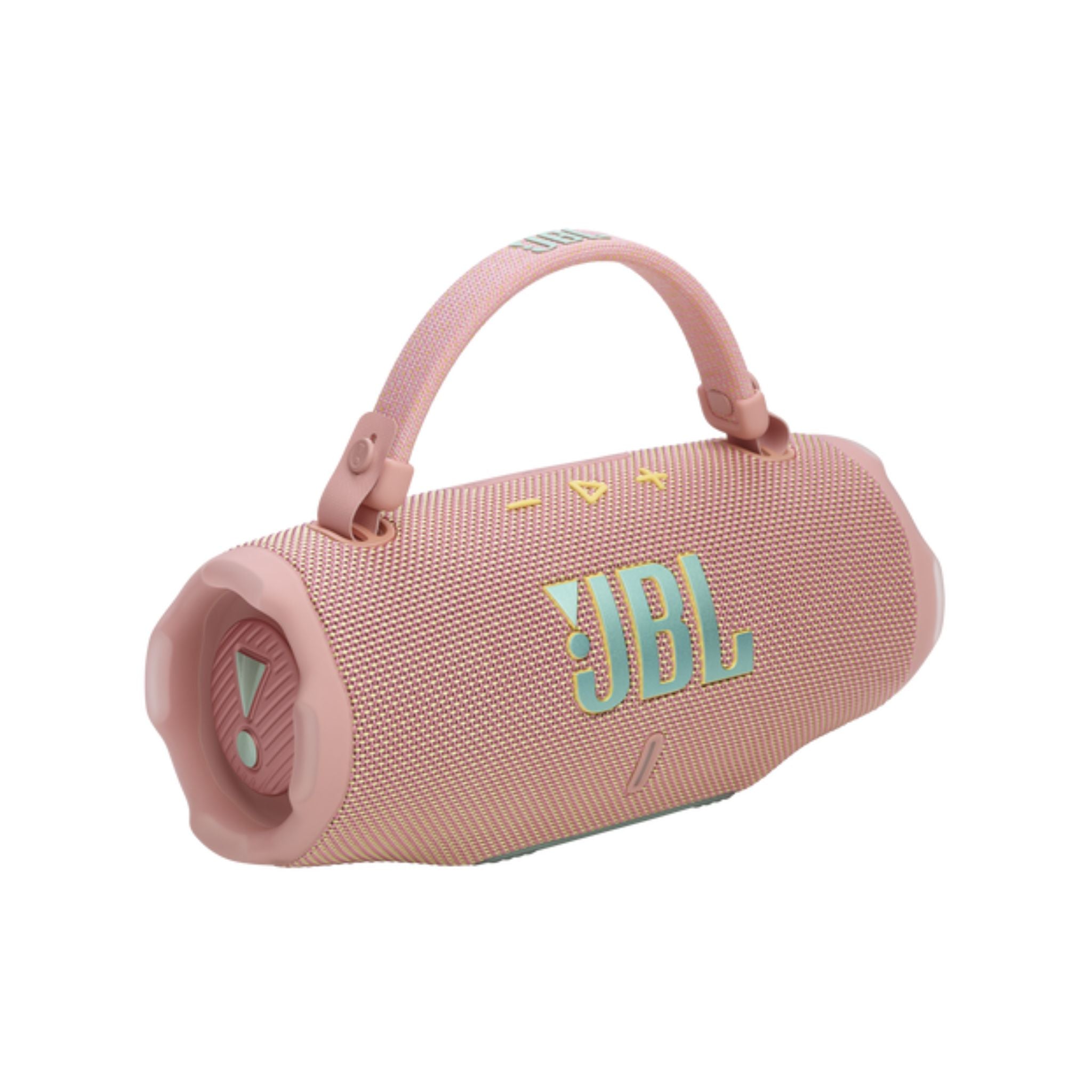 JBL Charge 6 - Portable Waterproof And Drop-Proof Bluetooth Speaker With Built-In Power Bank, Multi-Speaker Connection Via Auracast, Up To 28 Hours Playtime, Fast Charging, And Powerful Sound -Pink