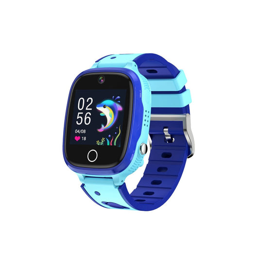 Porodo Blue 4G Kids GPS Smart Watch with Setracker 2 app - Blue