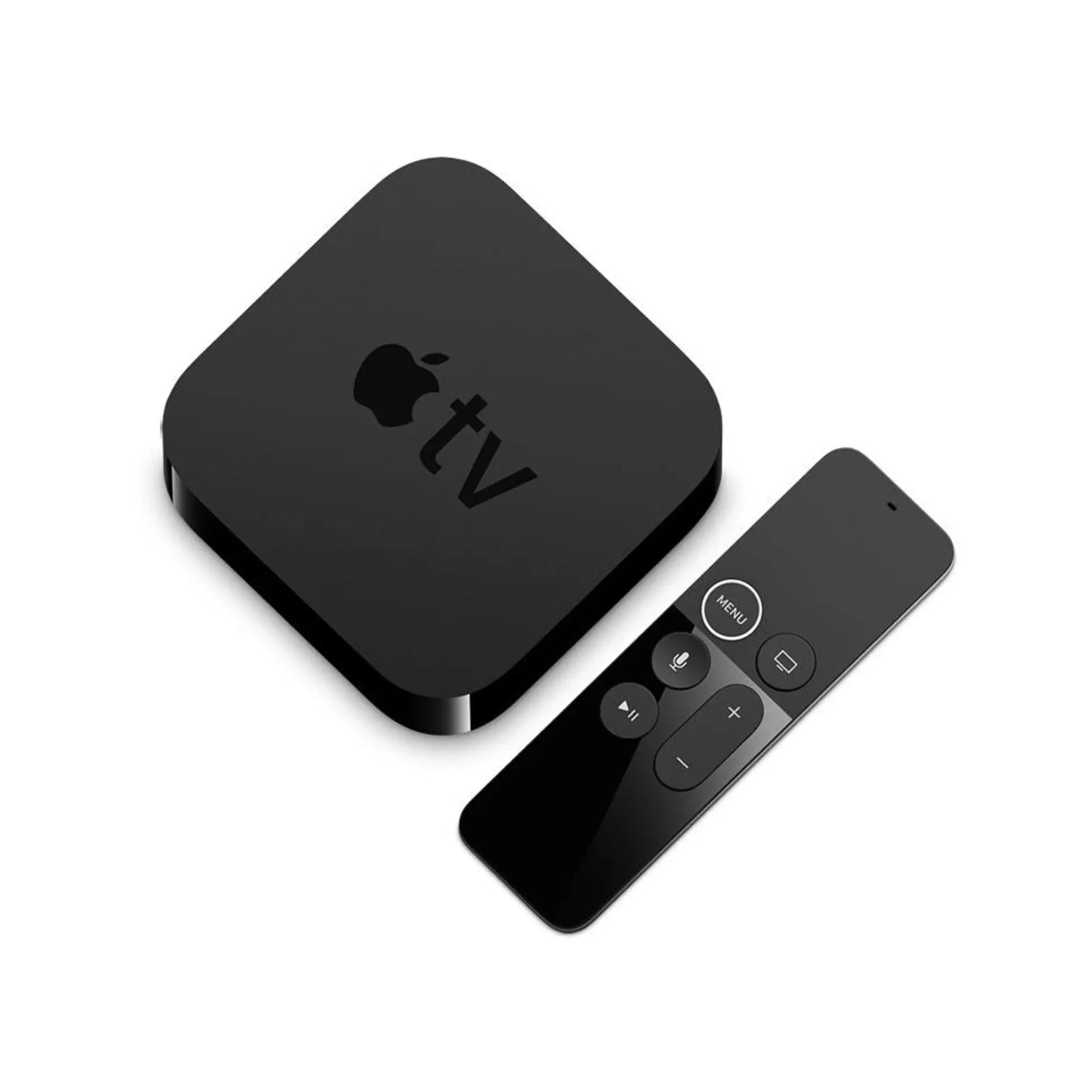 Apple TV 4K Streaming Media Player, 32GB, HDMI, Gigabit Ethernet, Lightning, Bluetooth v5.0, Up to 10m Range- Black