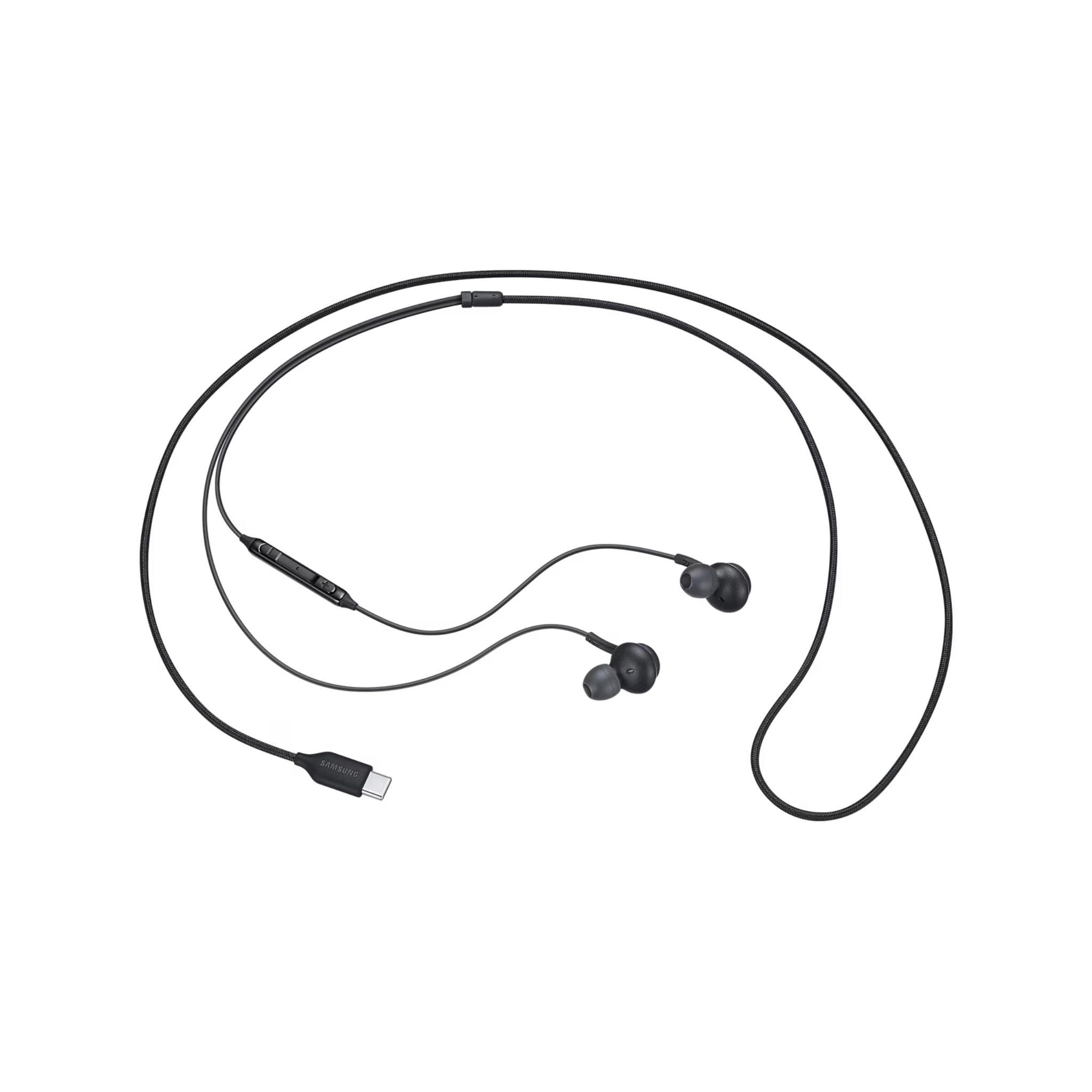 SAMSUNG Earphones USB Type-C, Sound by AKG, In-ear Headset Black, Wired
