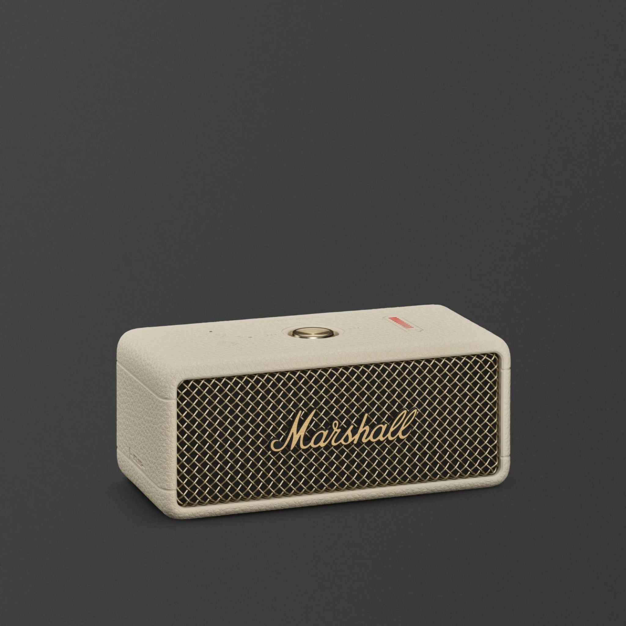 Marshall Emberton III Portable Bluetooth Speaker - Water Resistant Wireless Speaker Portable Speaker with 32+ Hours of Playtime - Cream