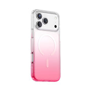 Green Lion Gradient Magsafe Case for iPhone 17 Pro Max, Powerful Magnetic Lock, Antioxidant Layer, Scratch Resistant, Anti-Yellowing, Drop Protection, Air Cushion, Non-Slip Grip - Pink