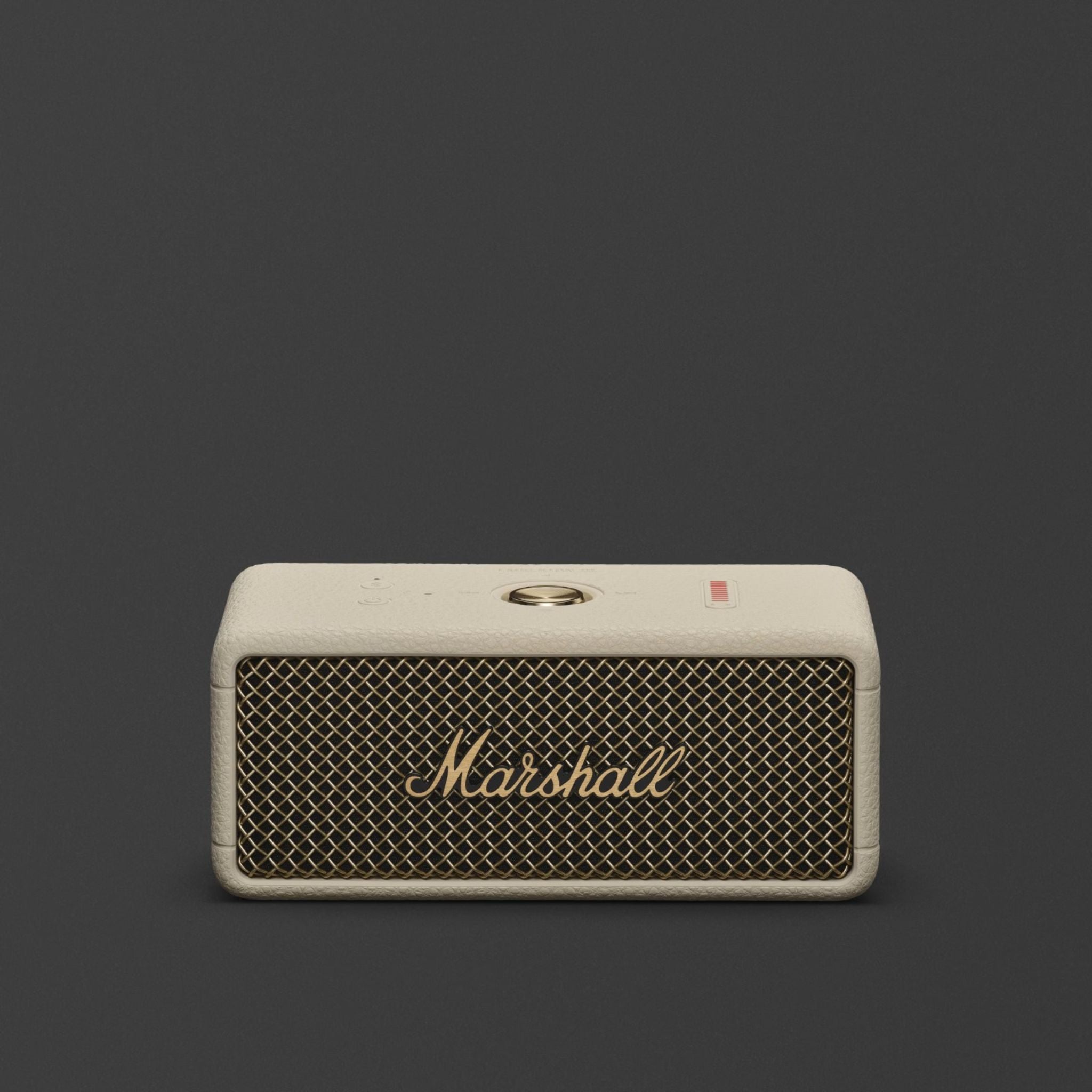 Marshall Emberton III Portable Bluetooth Speaker - Water Resistant Wireless Speaker Portable Speaker with 32+ Hours of Playtime - Cream