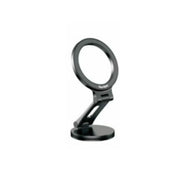Black magnifying glass on a stand with 'Doc-Top' branding on a white background