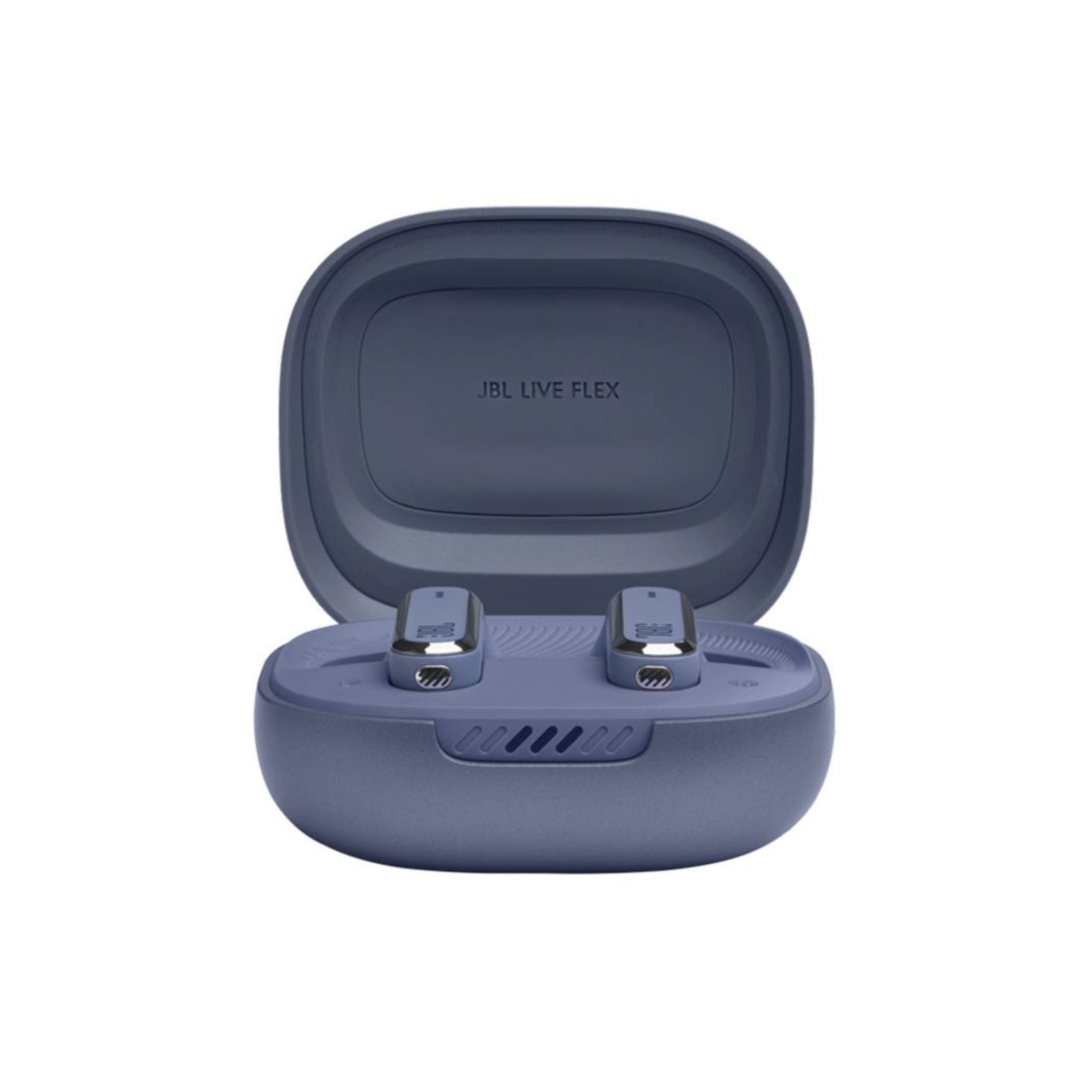 JBL Live Flex True Wireless Earbuds with Adaptive Noise Cancelling, Water & Dust Resistant, Touch Control, Built-in Microphone, Voice Assistant Integration, Multi-Point Connection, JBL Signature Sound - Blue
