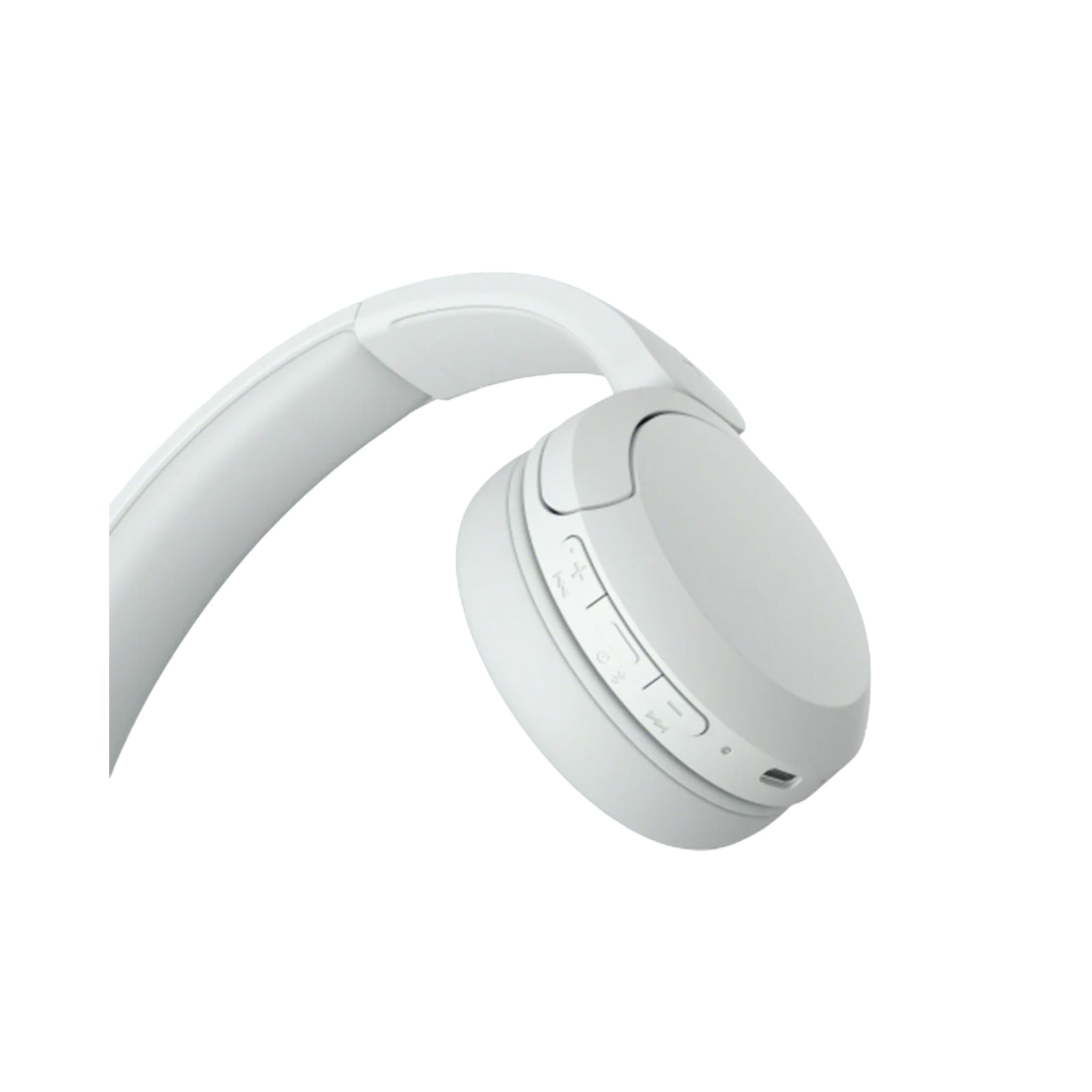 Sony WH-CH520 Wireless Headphones, 50 hours battery life, Clearer hands-free calling, Multipoint Connection, On-ear style- White