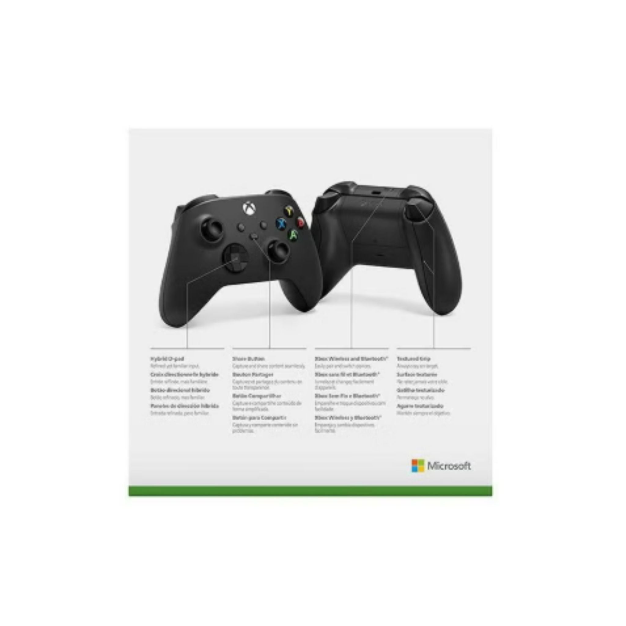 Microsoft Xbox Wireless Controller For Xbox Series X|S, Xbox One, Windows10, Android, And IOS - Carbon Black