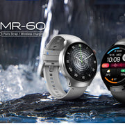 Modio MR-60 3 Paiirs Strap with Wireless Charging_Silver