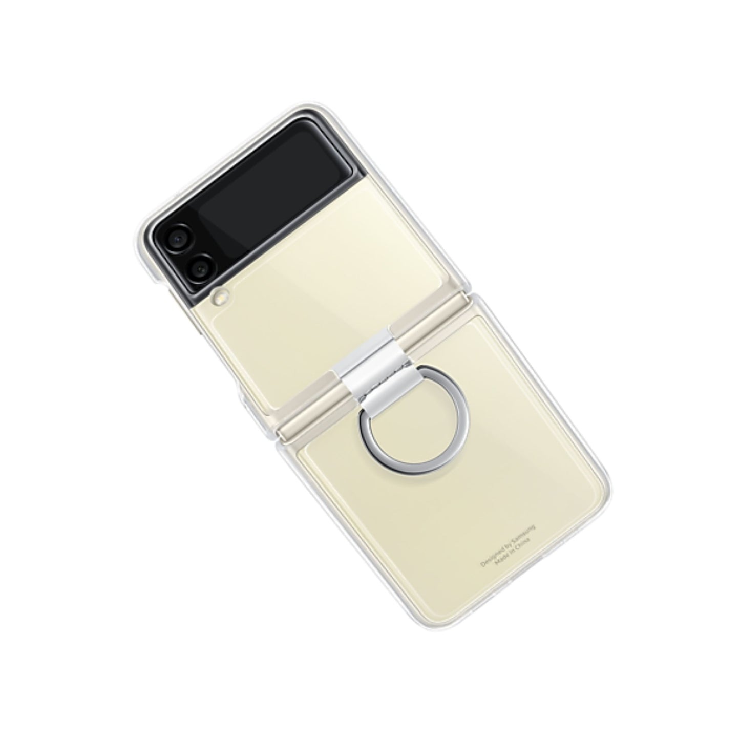 Samsung Galaxy Z Flip3 5G Clear Cover With Ring