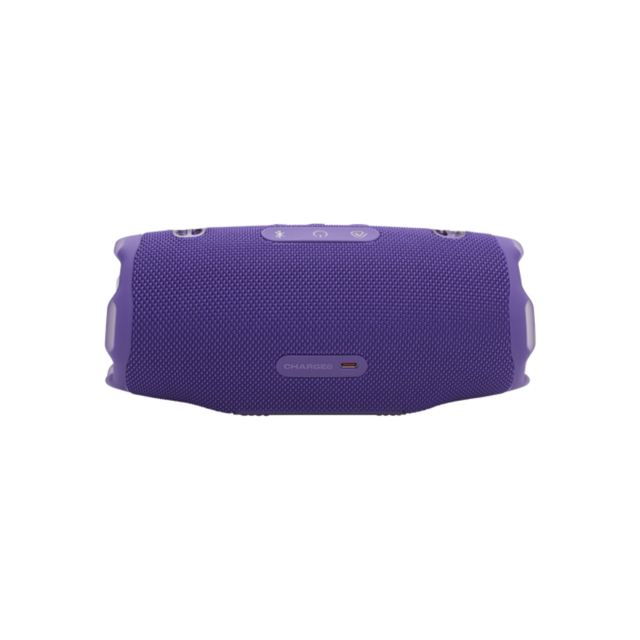 JBL Charge 6 - Portable Waterproof And Drop-Proof Bluetooth Speaker With Built-In Power Bank, Multi-Speaker Connection Via Auracast, Up To 28 Hours Playtime, Fast Charging, And Powerful Sound -Purple