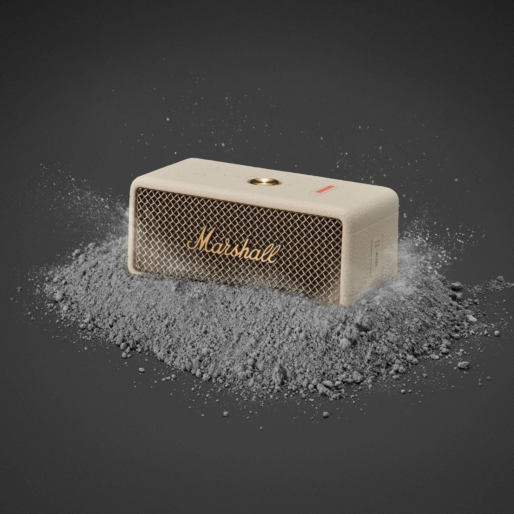 Marshall Emberton III Portable Bluetooth Speaker - Water Resistant Wireless Speaker Portable Speaker with 32+ Hours of Playtime - Cream