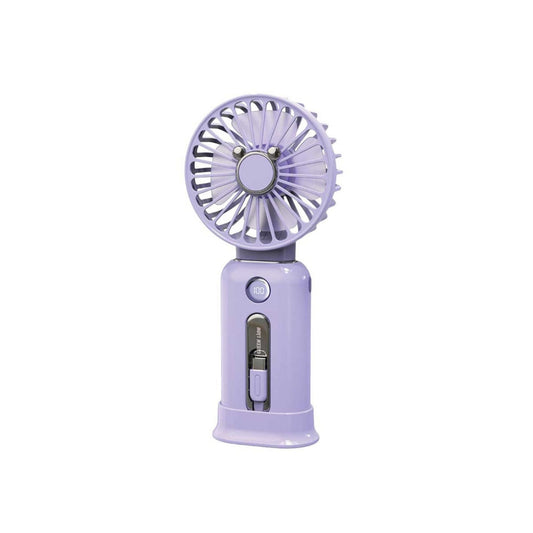 Green Lion WindMate Portable Power Bank & Fan 10K mAh-Purple