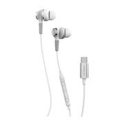 Powerology Type-C Stereo Earphones - White