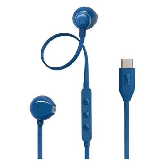 JBL Tune 305C USB-C Wired In-Ear Hi-Res Headphones - Blue