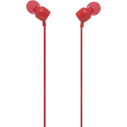 JBL T110 Wired Universal In-Ear Headphones, 6 Hours Battery Life, 2 Hours of Charging Time, Anti-Tangle Design - Red