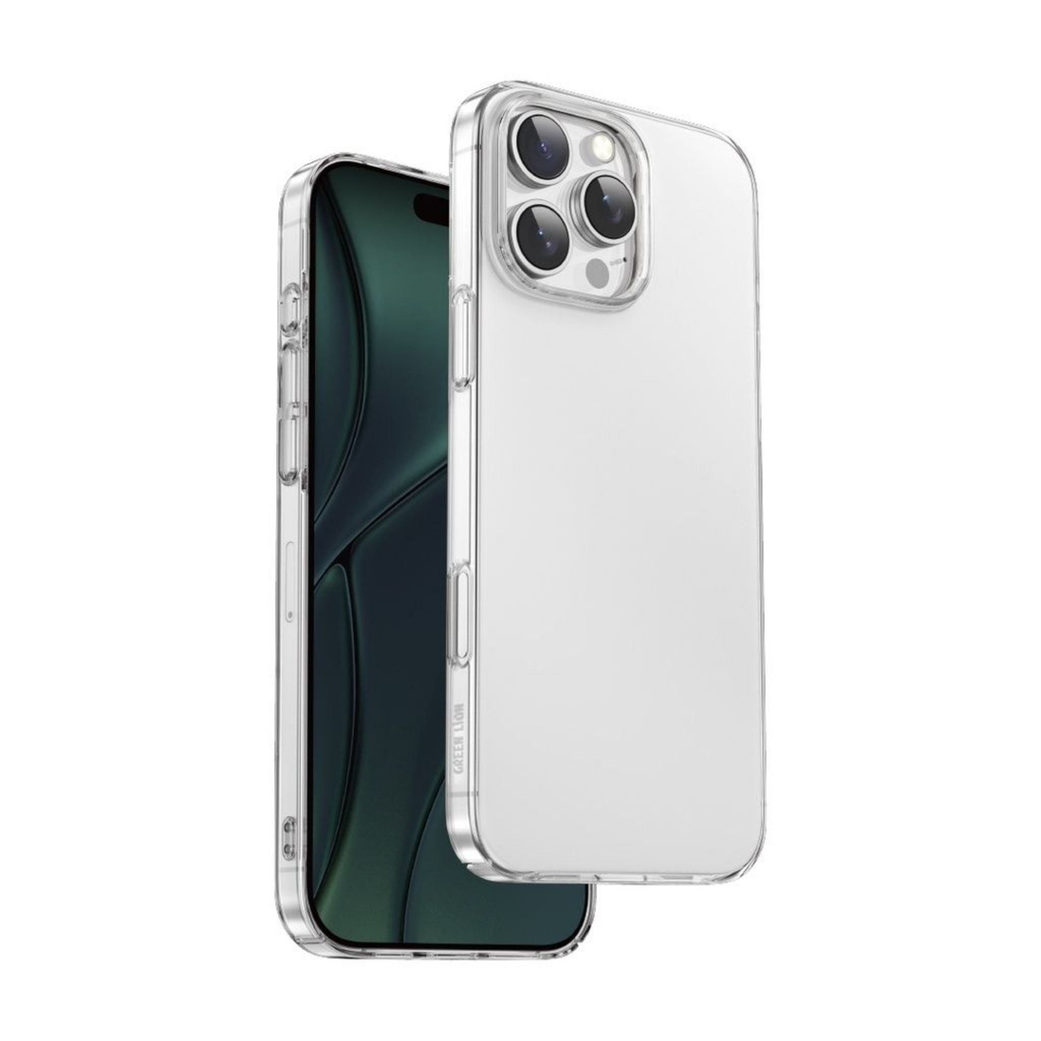 Green Lion Delgado PC Case for iPhone 16 Pro Max - Clear