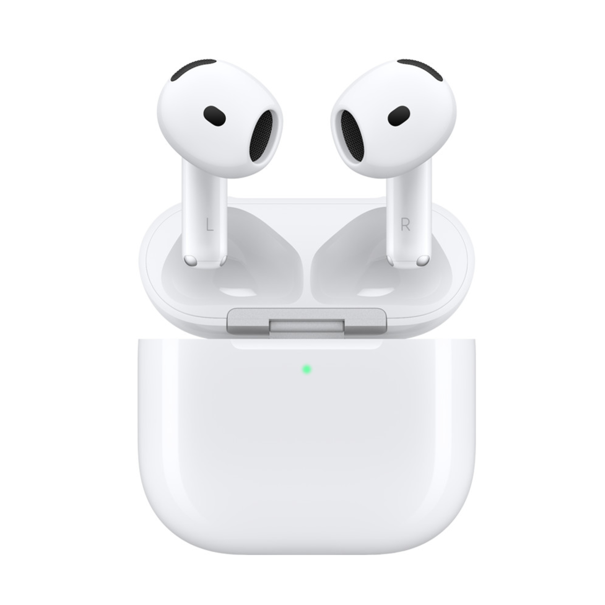 Apple AirPods 4 Wireless Earbuds, Bluetooth Headphones, with Active Noise Cancellation, Adaptive Audio, Transparency Mode, Personalized Spatial Audio, USB-C Charging Case, Wireless Charging, H2 Chip