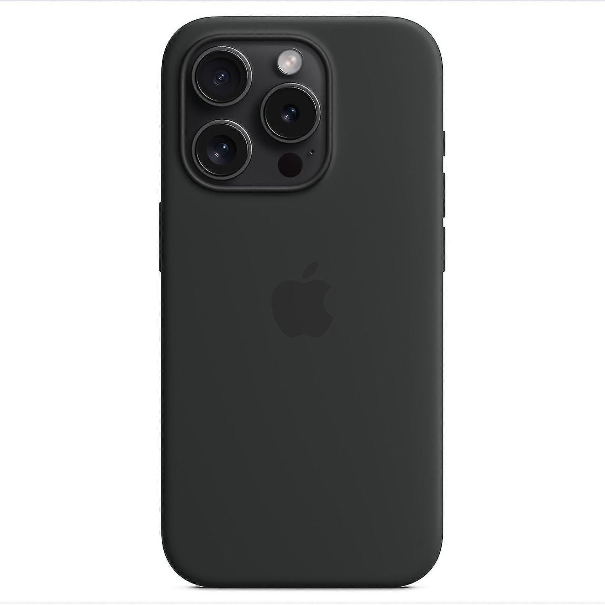 APPLE iPhone 15 Pro Max Silicone Case with MagSafe - Black