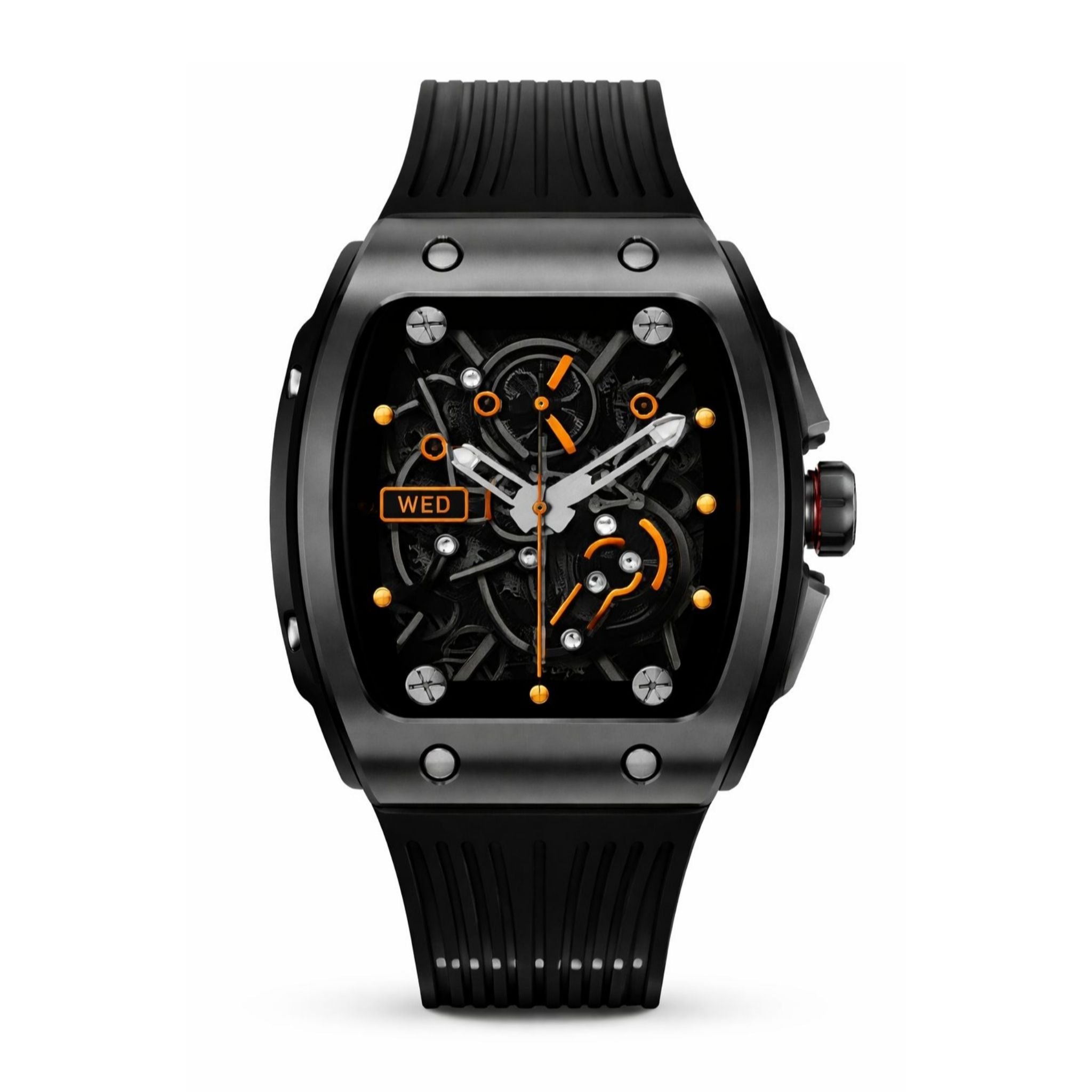 Green Lion Time Smart Watch – 1.76” HD IPS Display, Fitness Tracker, Bluetooth Calling, Smart Notifications - Black