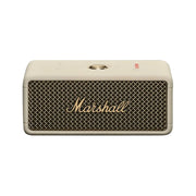 Marshall speaker with grid design on a white background