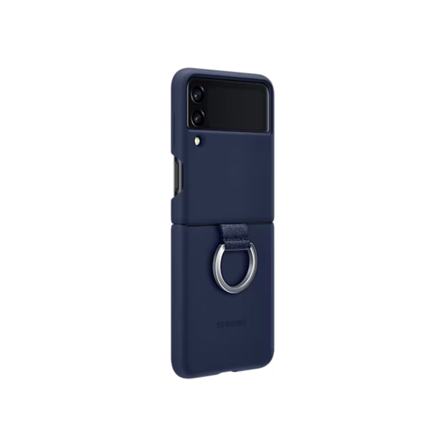 Samsung Galaxy Z Flip3 5G Silicone Cover with Ring_Navy