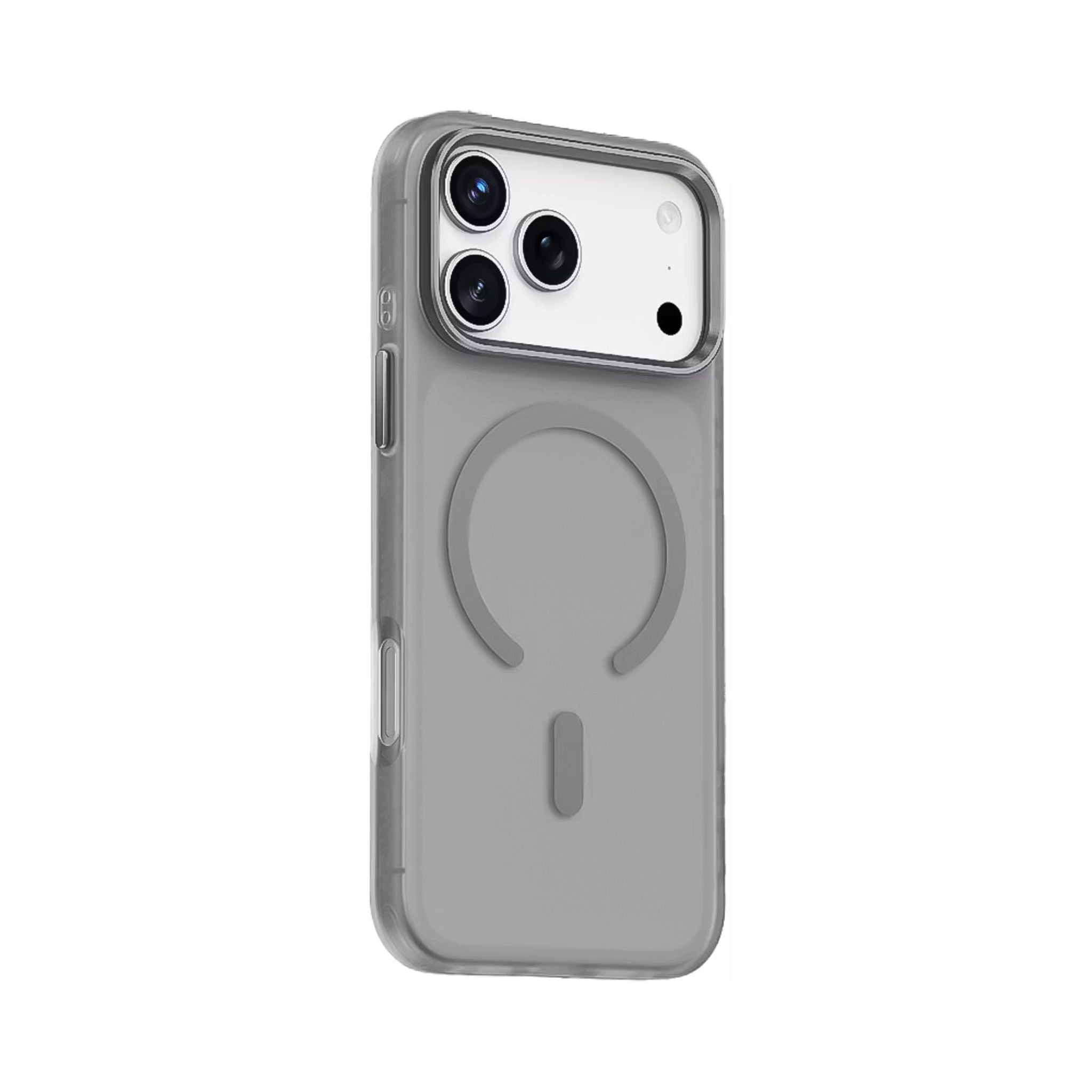 Green Lion Matte MagSafe X Case for iPhone 17 Pro Max, Comfortable Grip, Anti-Scratch, Metal Buttons, Anti-Fingerprint, Drop Protection, Camera Protection - Gray Titanium