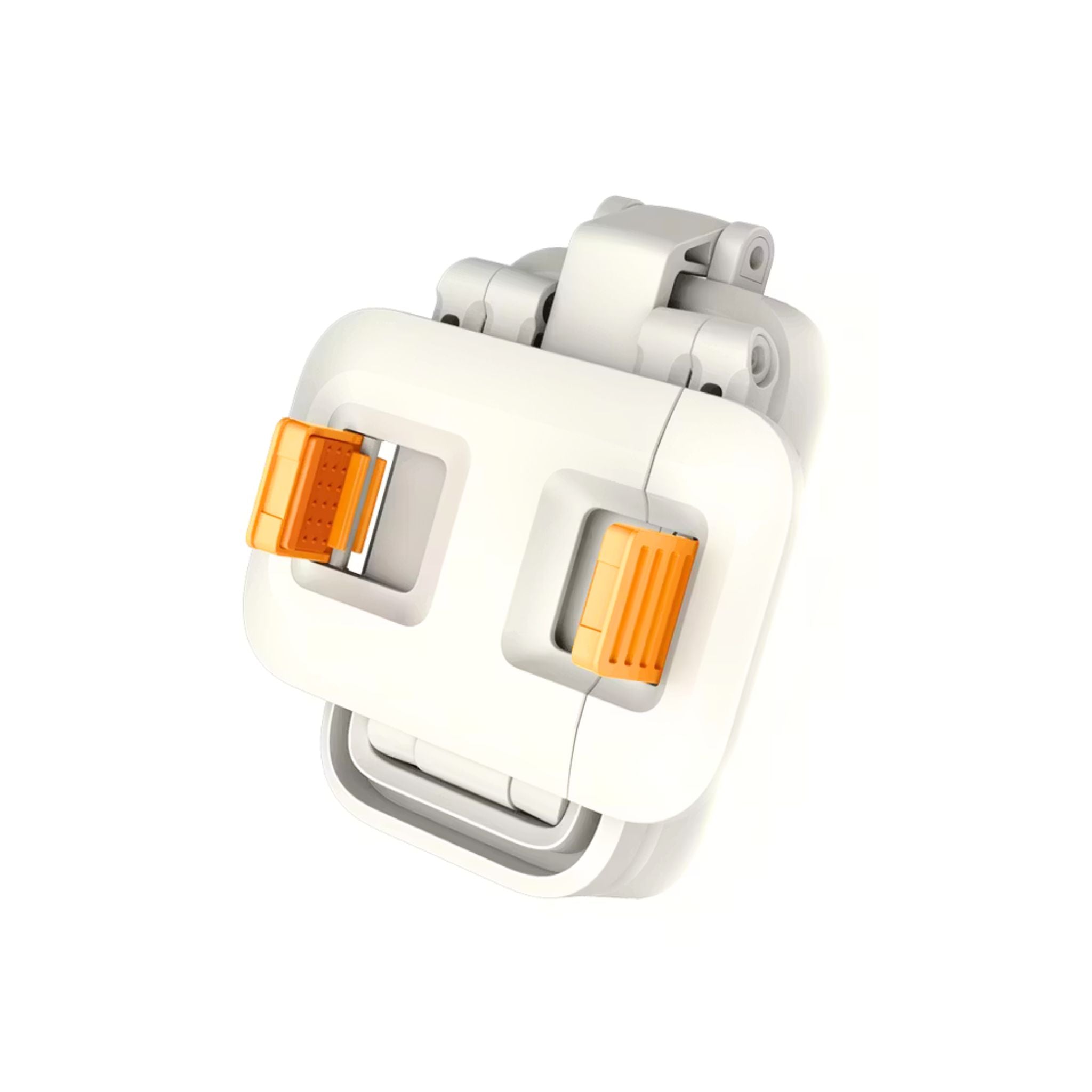 Porodo Lifestyle Phone Stand Fill Light, Lightweight & Compact Design, Up to 8 Hours Working Time, 3 Color Temperatures, Dynamic RGB Lights, Folding Design - White