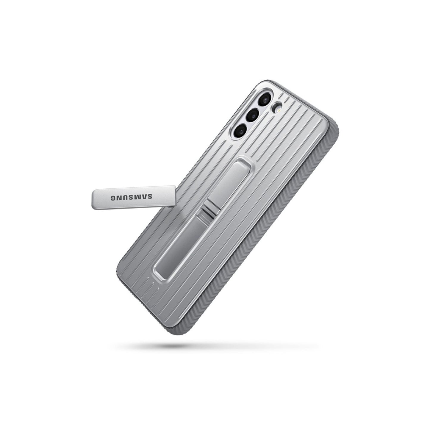 SAMSUNG Original Galaxy S21+/ S21+ 5G Protective Standing Cover/Mobile Phone Case - Silver