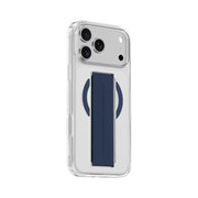 Green Lion MagSafe Grip Case for iPhone 17 Pro Max, Anti-Scratch, Camera Protection, Screen Protection, Anti-Yellowing Clarity, Comfortable Grip, Military-Grade Guard - Blue Titanium