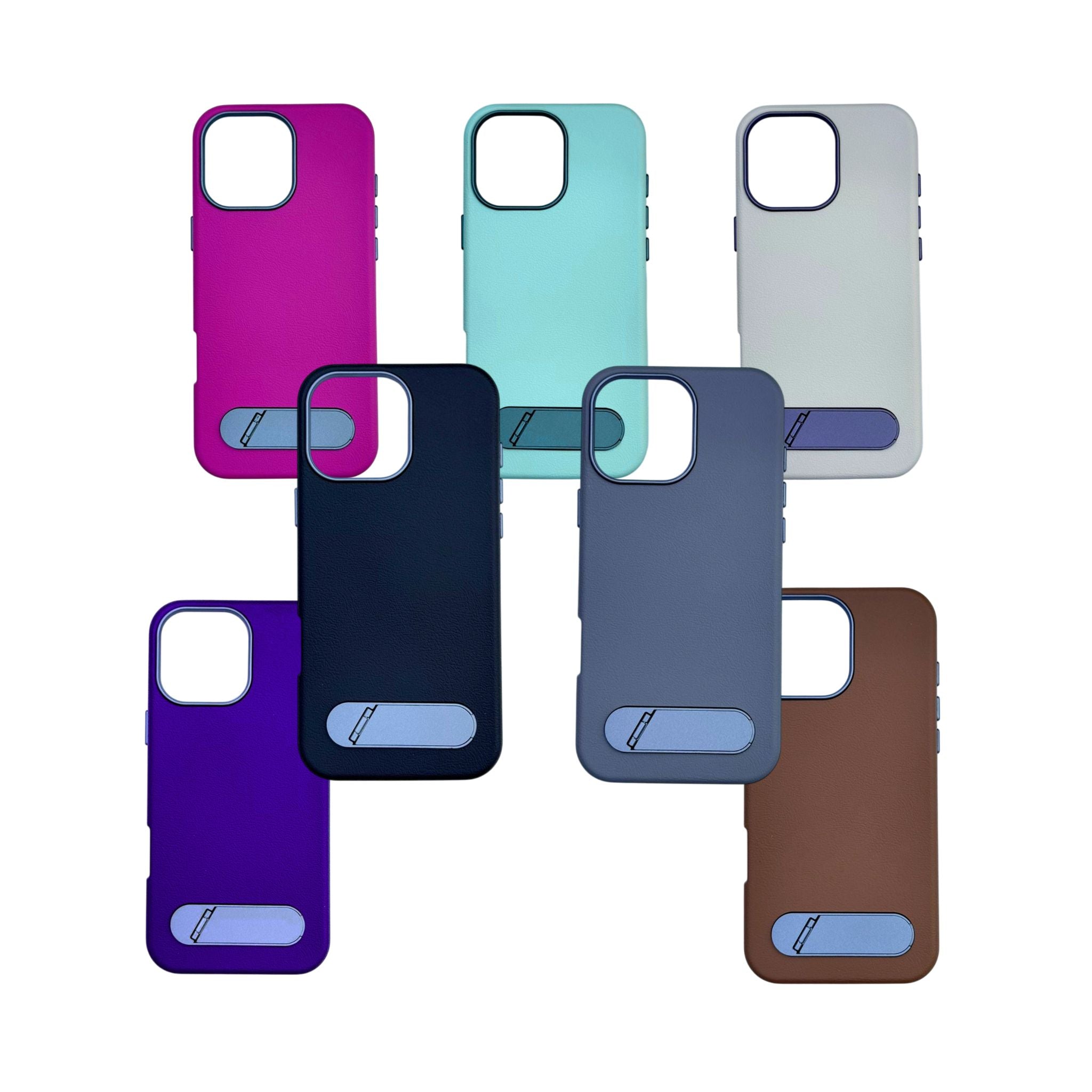 Maxora IPhone 16 Pro Max Leather Case with Kickstand