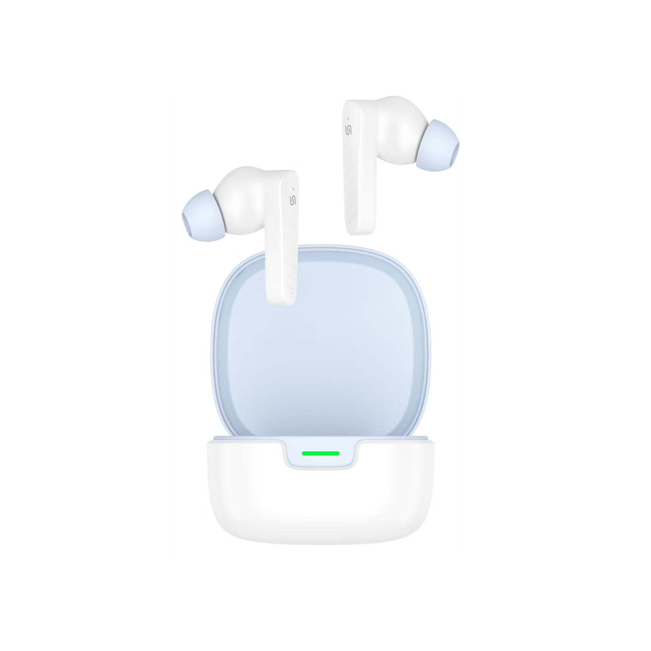 Porodo Ultrafit TWS Earbuds feature an ergonomic in-ear design, active noise cancellation, Bluetooth 5.4, and a 10m range. Enjoy up to 100 hours playtime with a 250mAh case and 40mAh earbuds. Touch control- White