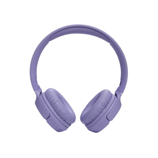 JBL Tune 520BT Wireless On-Ear Headphones, Pure Bass Sound, 57H Battery with Speed Charge, Hands-Free Call + Voice Aware, Multi-Point Connection, Lightweight and Foldable - Purple