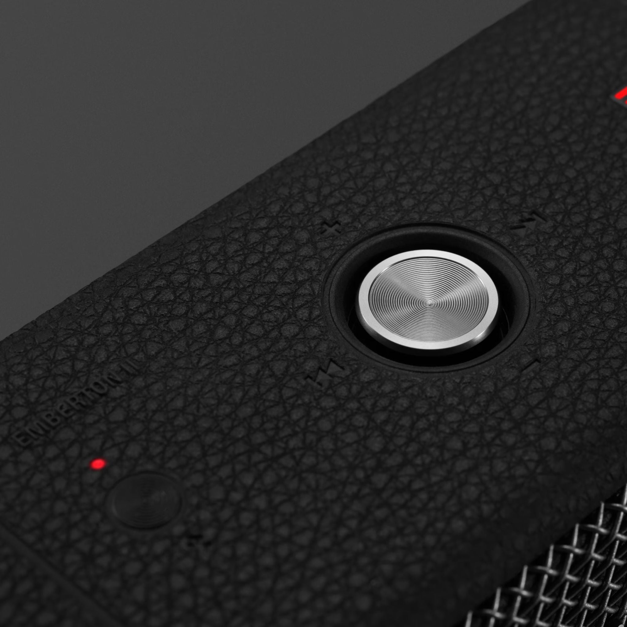 Marshall Emberton II Portable Bluetooth Speaker, Water Resistant Wireless Speaker Portable Speaker with 30+ Hours of Playtime - Black & Steel