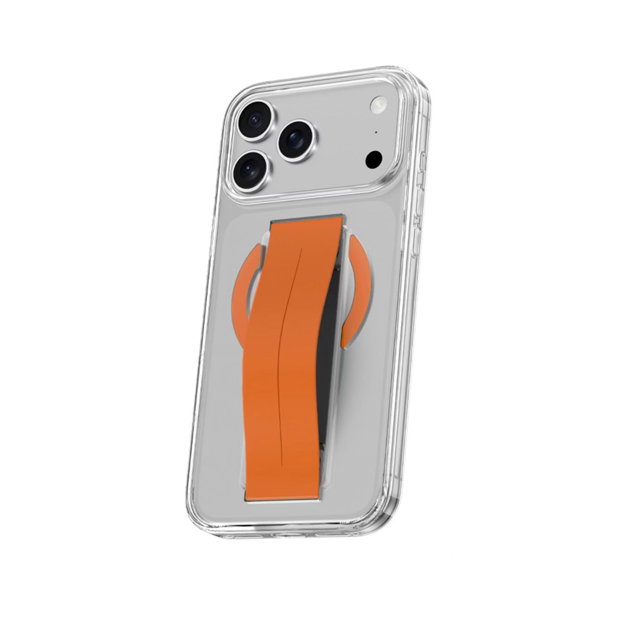 Green Lion MagSafe Grip Case for iPhone 17 Pro Max, Anti-Scratch, Camera Protection, Screen Protection, Anti-Yellowing Clarity, Comfortable Grip, Military-Grade Guard - Orange Titanium