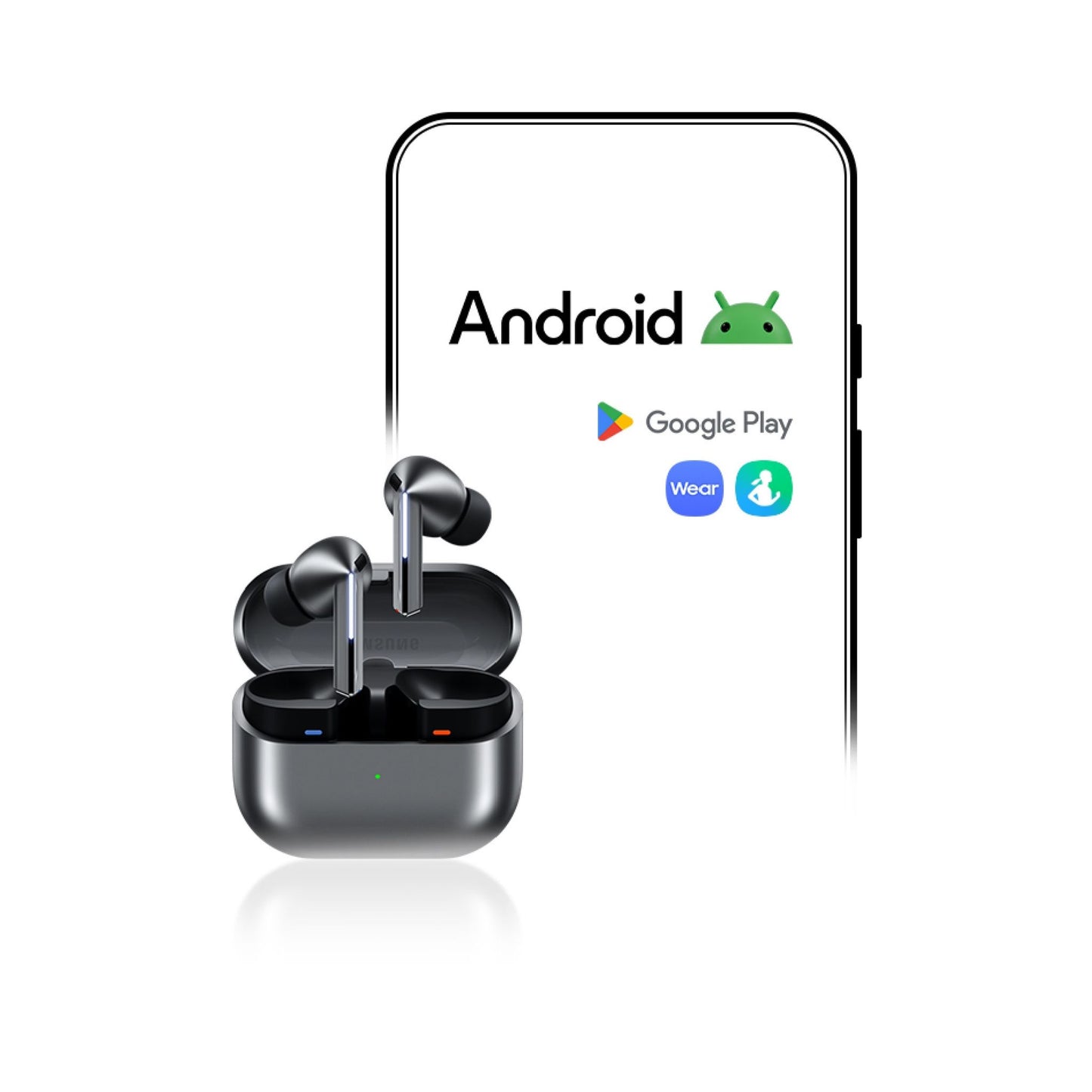 Samsung Galaxy Buds3 Pro, Wireless Bluetooth Headphones, Active Noise Canceling (ANC), Adaptive Noise Canceling, 360 Audio, In-Ear Headphones with Hi-Fi Sound