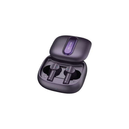 Green Lion Harmonic True Wireless Earbuds|12 Mtr Transmission & ENC Noise Reduction | 4 Hours Playtime with Type C Charging Port - Purple