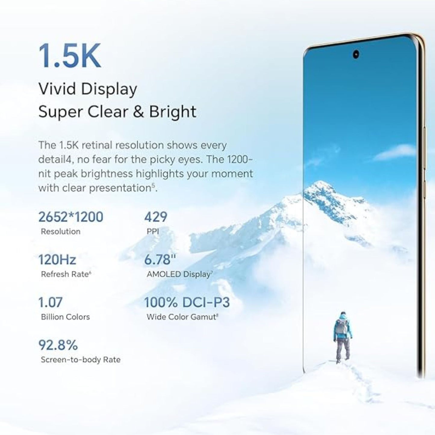 HONOR X9b 5G, 12GB RAM + 256GB ROM, Dual Sim, 120Hz Curved AMOLED Display, 5800 mAh Battery, 108MP Triple Camera, 4nm Snapdragon 6 Gen 1 Chipset, Android 13 + Exclusive Gifts Of Honor Choice X5e Earbuds_Titanium Silver