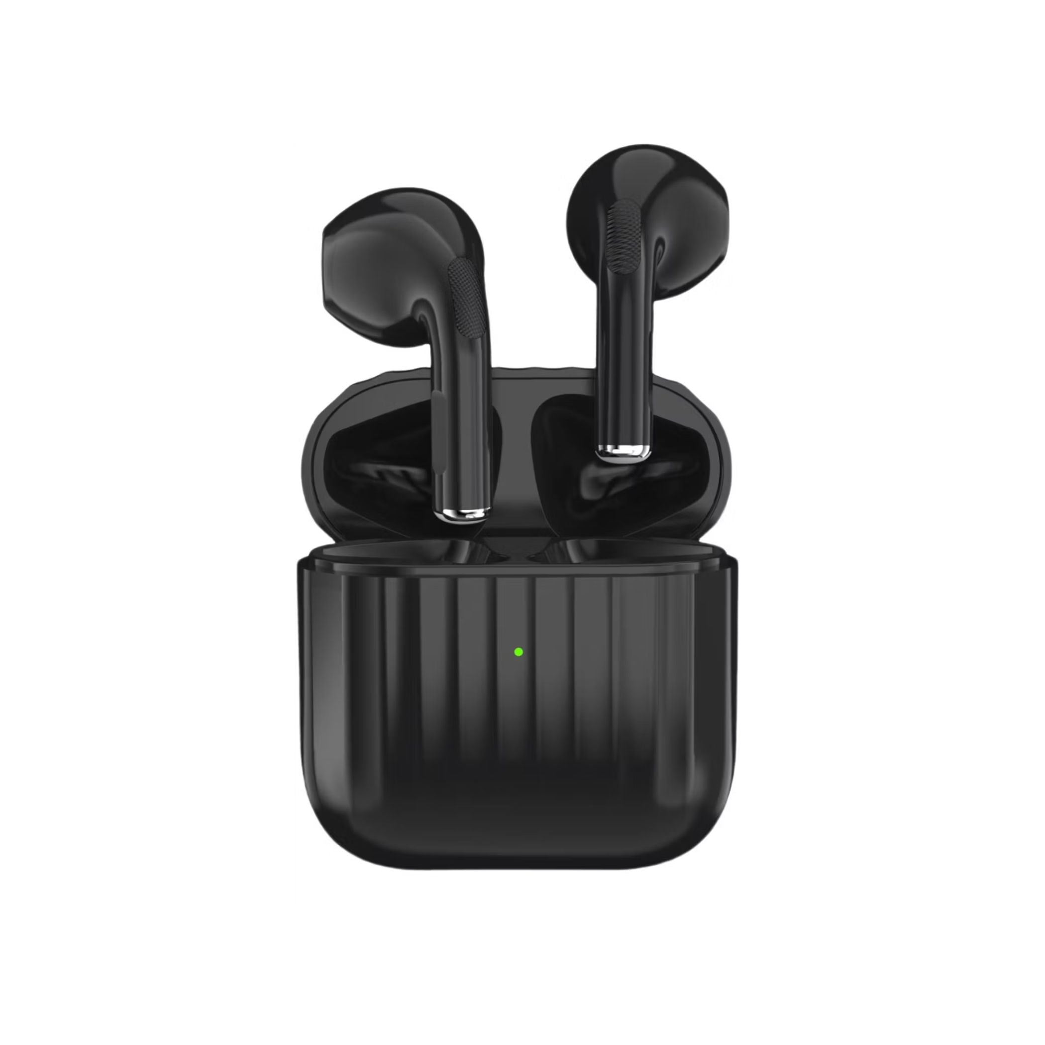 Green Lion Austin True Wireless Earbuds with Built-in Microphone, HiFi Sound, Dual-Mic, Touch Control, Voice Assistant, Type-C Charging, 3 Hours Playtime - Black