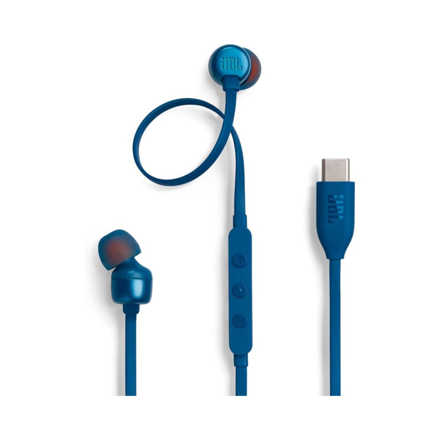 JBL T310C USB-C Wired Earphones - Blue