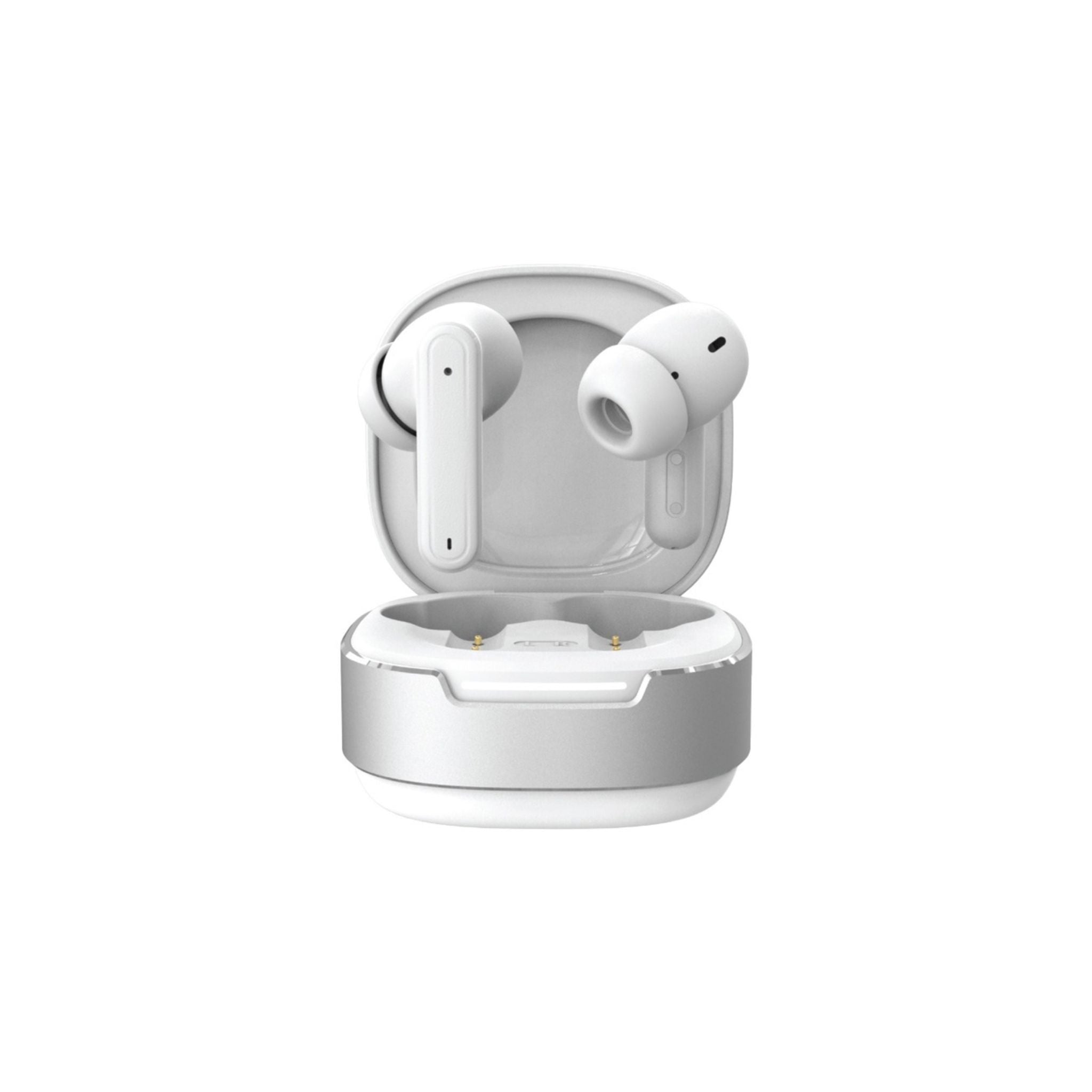 Modify Hybrid Earbuds, Noise Reduction, ANC, Bluetooth version 5.4, Hybrid 6 Mics - White
