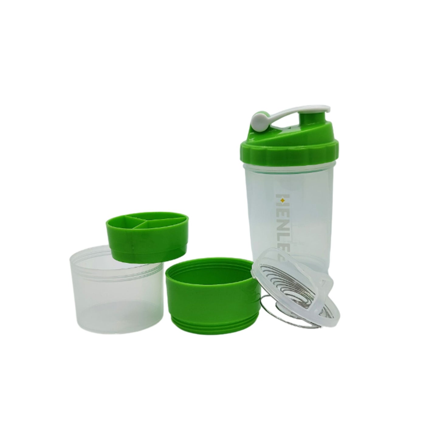 HENLEE Shaker Bottle T5-500ML_NH6414 GREEN