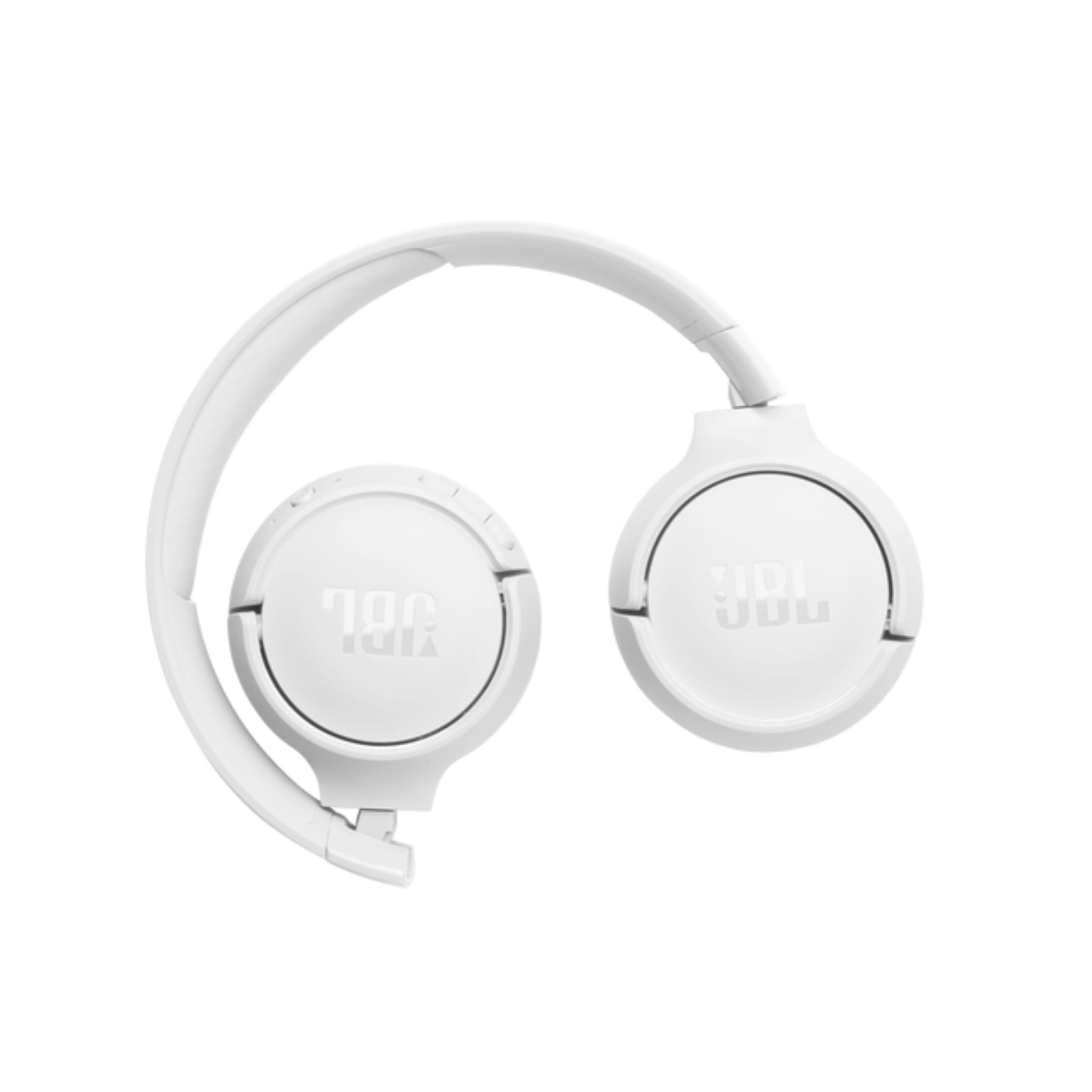 JBL Tune 520BT Wireless On-Ear Headphones, Pure Bass Sound, 57H Battery with Speed Charge, Hands-Free Call + Voice Aware, Multi-Point Connection, Lightweight and Foldable - White